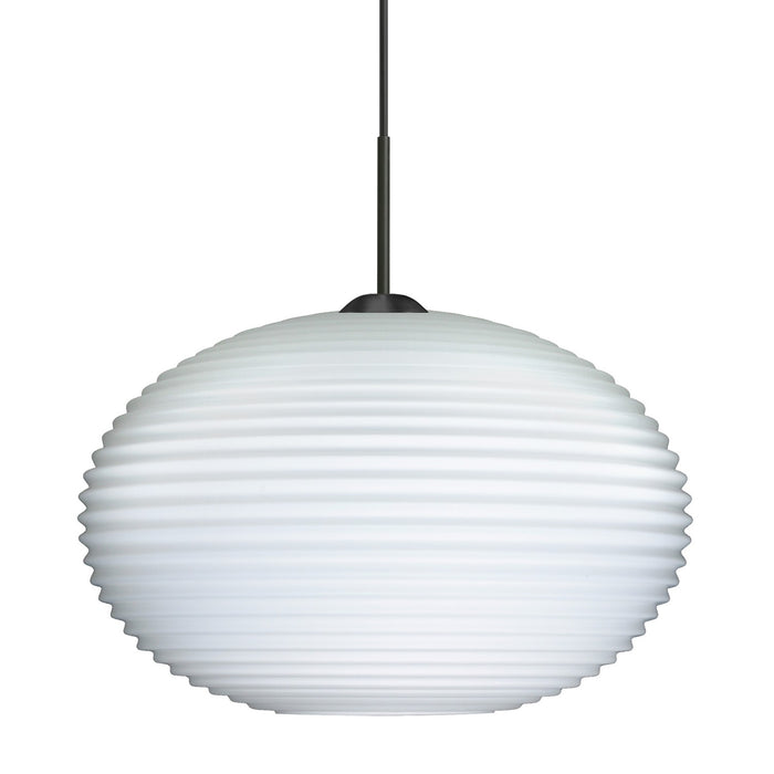 Besa 1JC-491307-LED-BK LED Pendant, Black