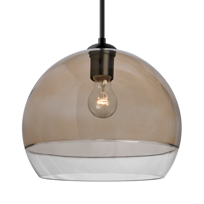 Besa 1JC-ALLY12SM-BK One Light Pendant, Black
