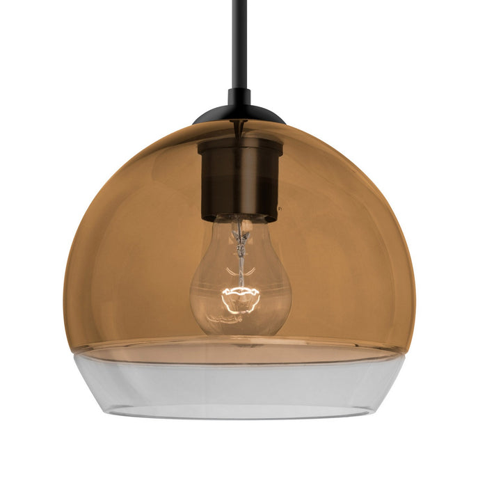 Besa 1JC-ALLY8AM-BK One Light Pendant, Black
