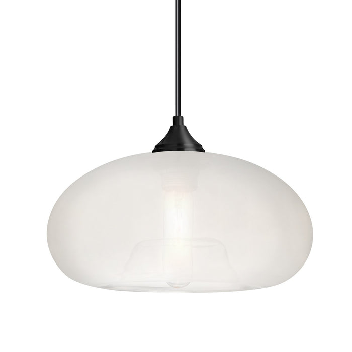 Besa 1JC-BANAFR-BK One Light Pendant, Black
