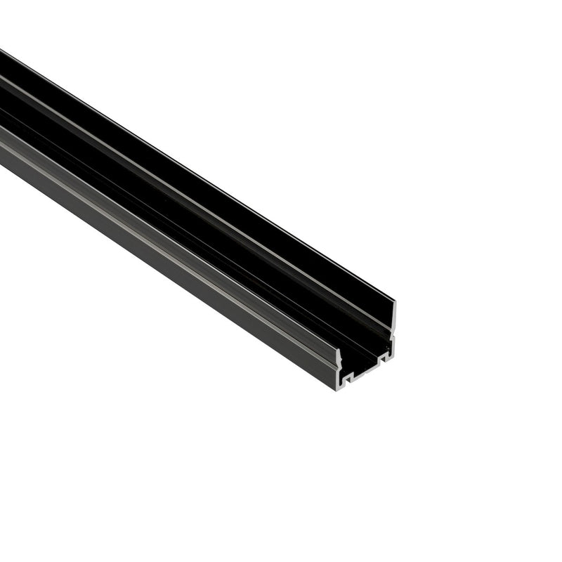 American Lighting 12VAC-H3-CHANSH-1M Shielded Channel, Aluminum/ Black
