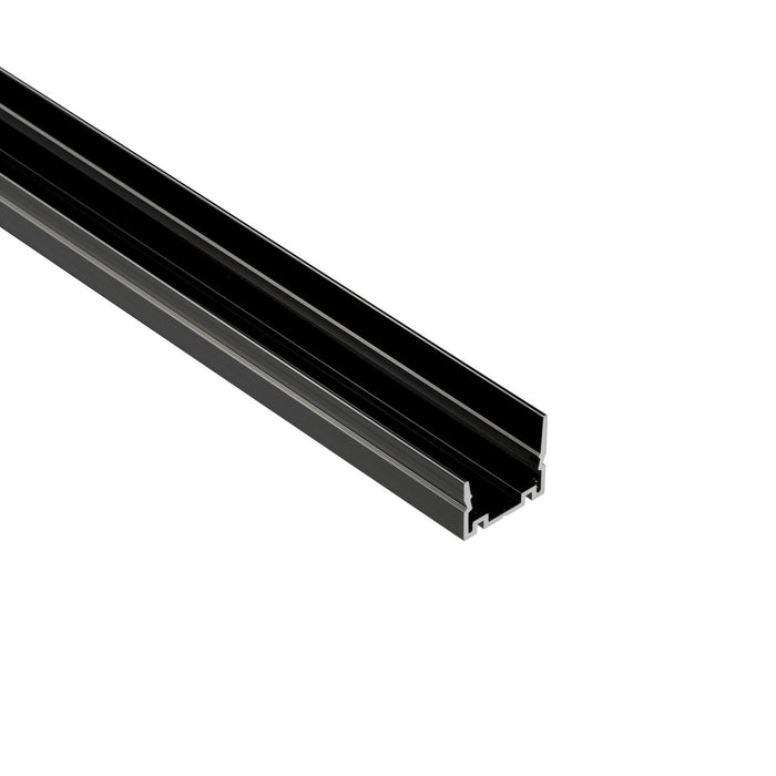 American Lighting 12VAC-H3-CHANSH-1M Shielded Channel, Aluminum/ Black