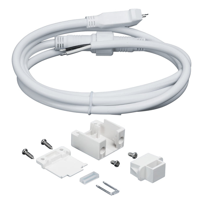 American Lighting 12VAC-H3-CONKIT 5Ft Conkit , Bare Wire, With End Cap, White