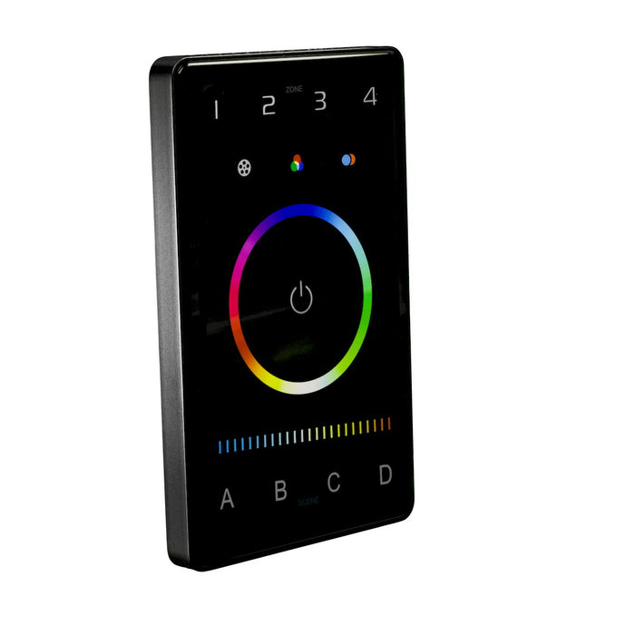 American Lighting CTRLW-DMXB-RGBTW-4Z Control Touch Panel, Black