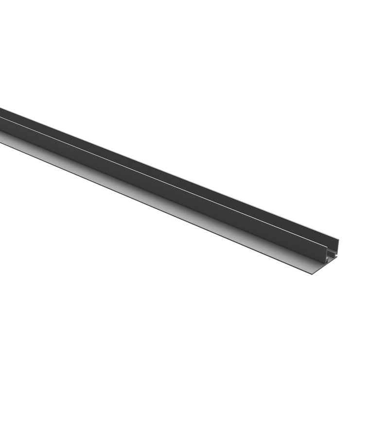 American Lighting NFL-RGBW-FCHAN-1M F-Mounting Channel, Black