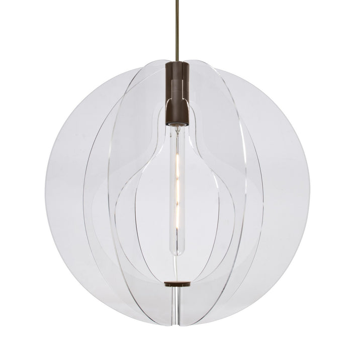 Besa 1JC-BENITOGL-EDIL-BR LED Pendant, Bronze