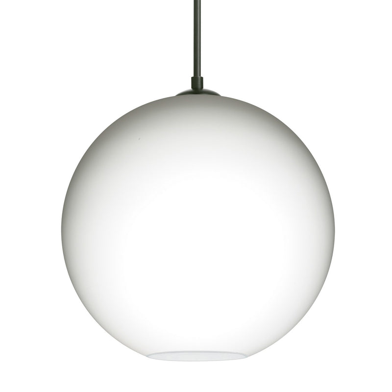 Besa 1JC-COCO1207-BK One Light Pendant, Black
