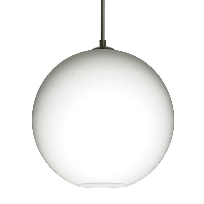 Besa 1JC-COCO1207-BK One Light Pendant, Black