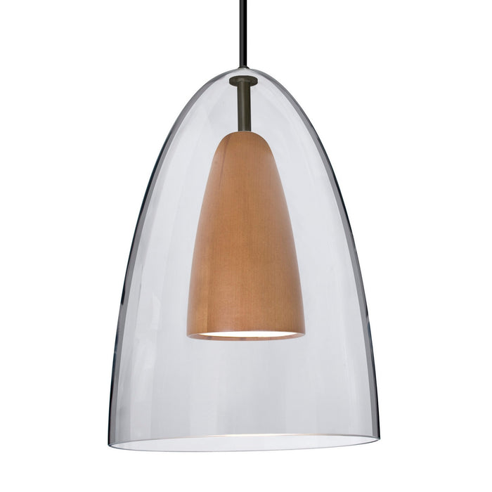 Besa 1JC-DANOCLMD-LED-BK LED Pendant, Black