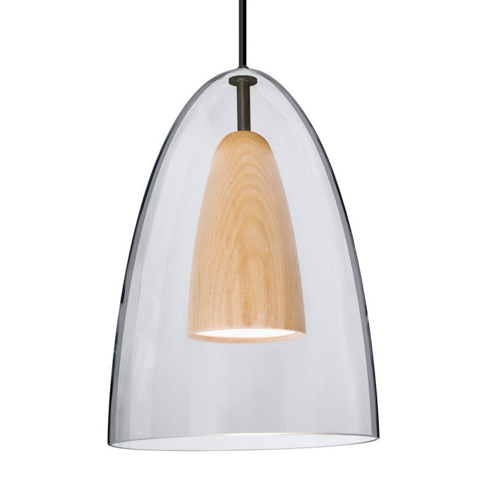Besa 1JC-DANOCLNA-LED-BK LED Pendant, Black