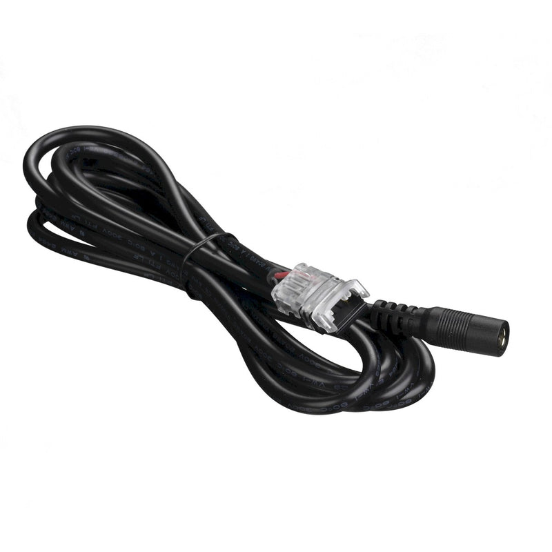 American Lighting TL-2PWR-HD-DC Snap Connector With Conkit- 6Ft, White/Clear