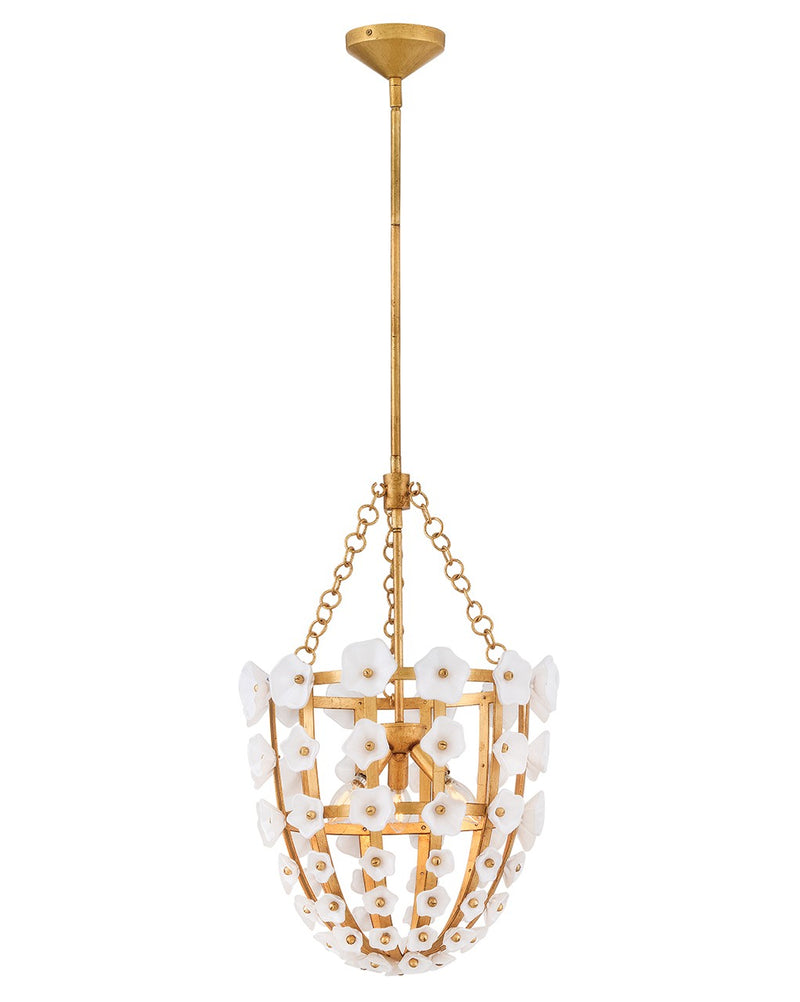 Fredrick Ramond FR41637DA LED Pendant, Distressed Brass