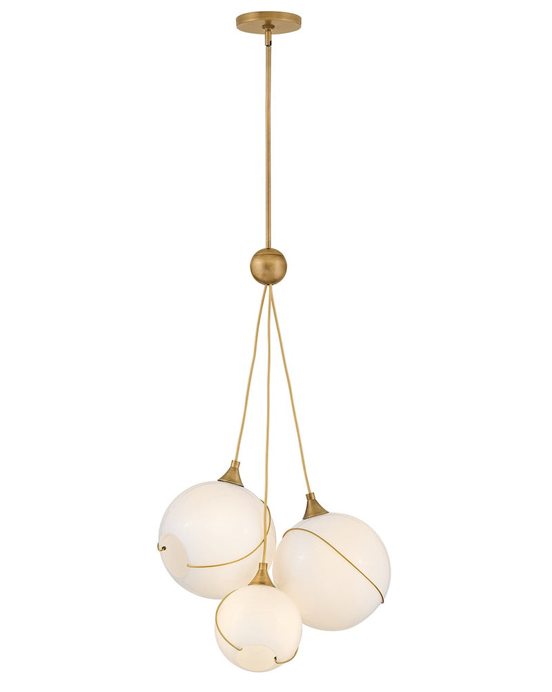 Hinkley 30304HBR-CO LED Pendant, Heritage Brass