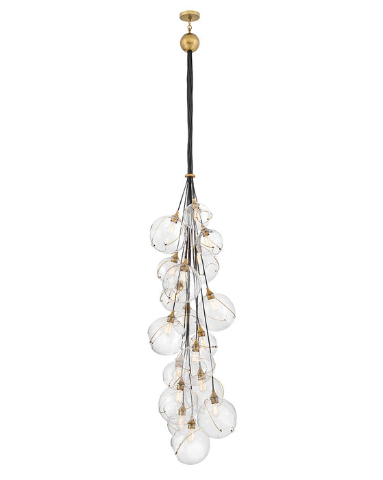 Hinkley 30309HBR LED Chandelier, Heritage Brass