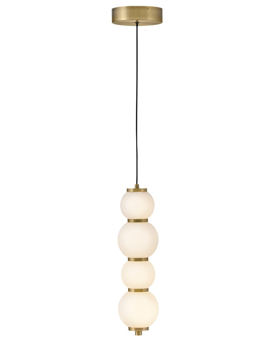 Hinkley 47397LCB LED Pendant, Lacquered Brass