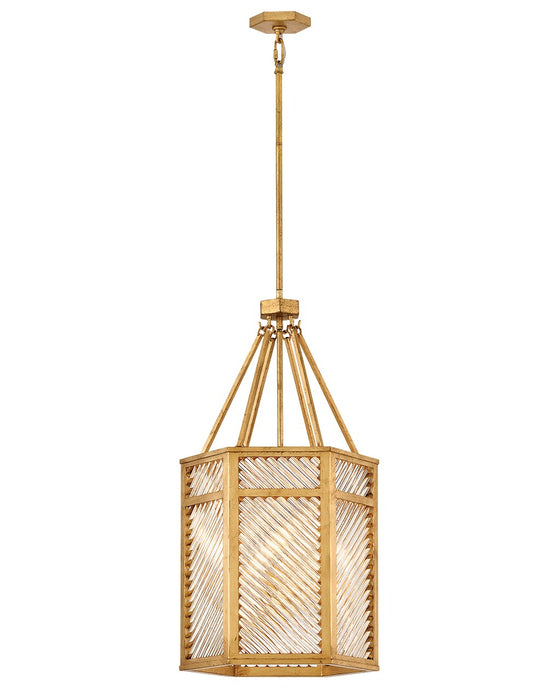 Hinkley 47467DA LED Pendant, Distressed Brass