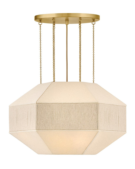 Hinkley 47494LCB LED Chandelier, Lacquered Brass