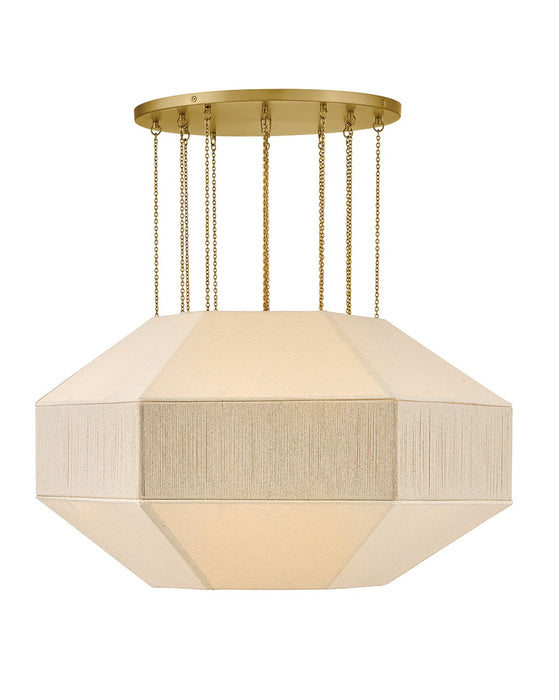 Hinkley 47495LCB LED Chandelier, Lacquered Brass