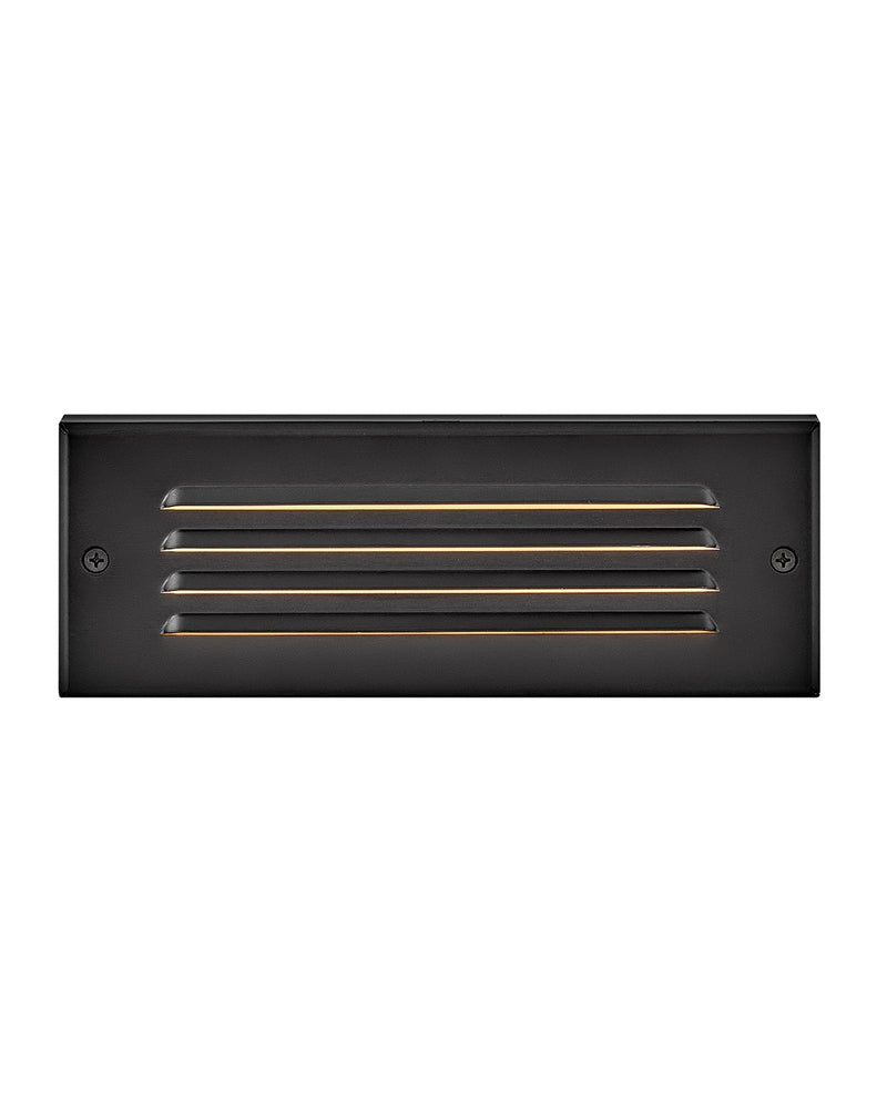 Hinkley 55335SSB LED Flush Step Light, Stainless Steel Black