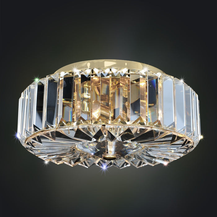 Allegri 025740-010-FR001 Two Light Flush Mount, Chrome
