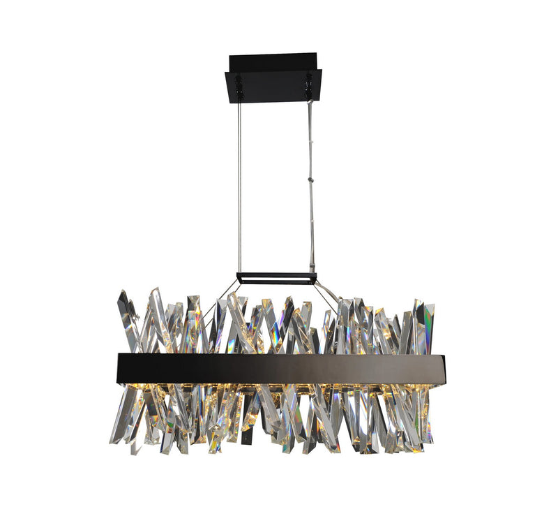 Allegri 030251-052 LED Island Pendant, Brushed Champagne Gold