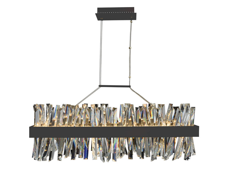 Allegri 030252-052 LED Island Pendant, Matte Balck