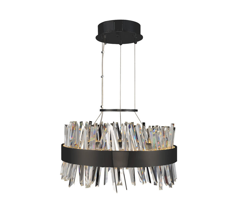 Allegri 030253-052 LED Pendant, Matte Balck