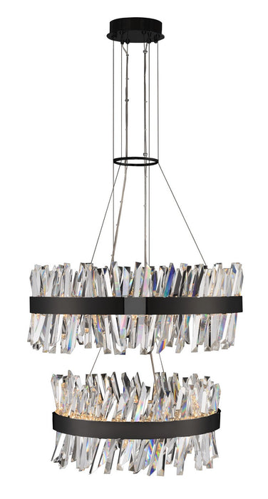 Allegri 030256-052 LED Pendant, Matte Balck