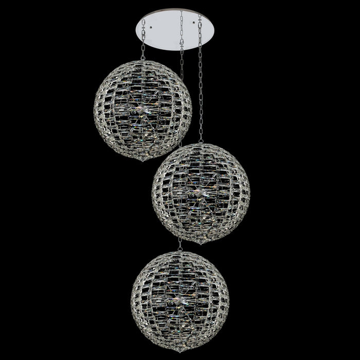 Allegri 037252-010-FR001 36 Light Foyer Pendant, Polished Chrome