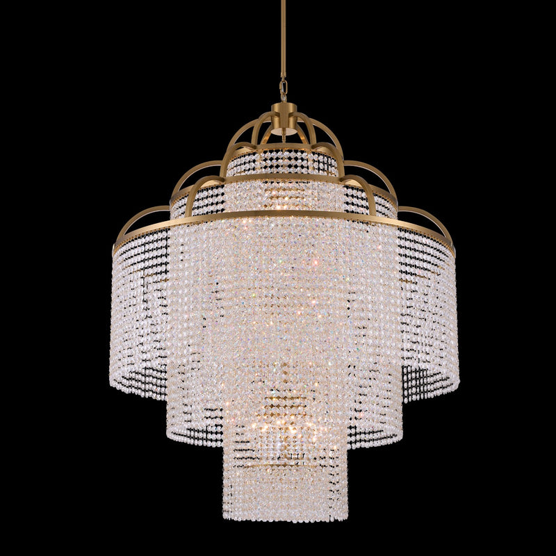 Allegri 039872-062-FR001 12 Light Pendant, True Brass