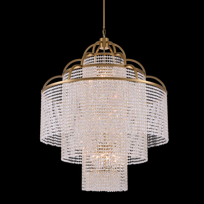 Allegri 039872-062-FR001 12 Light Pendant, True Brass