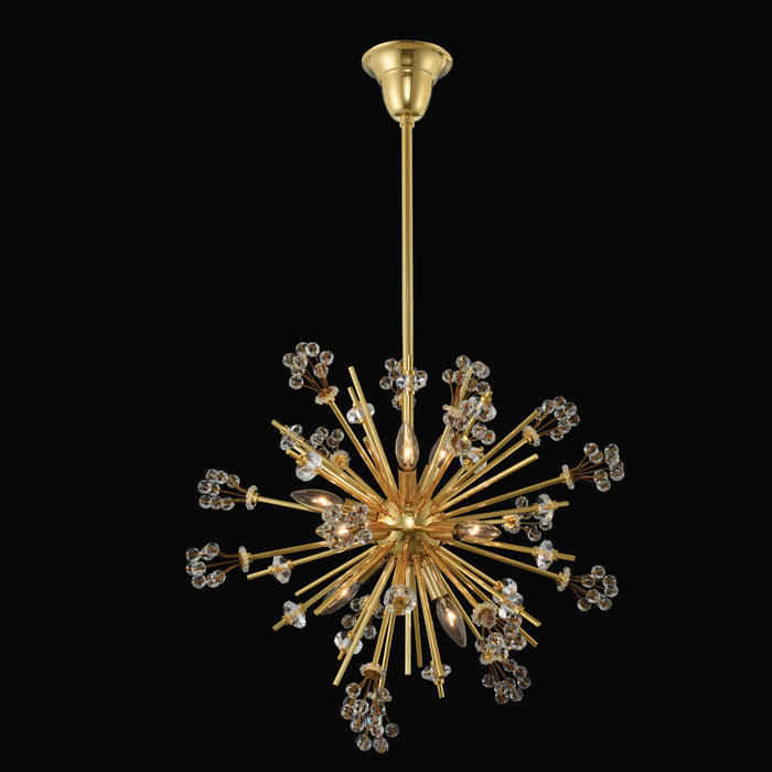 Allegri 11632-018-FR001 Ten Light Pendant, Gold