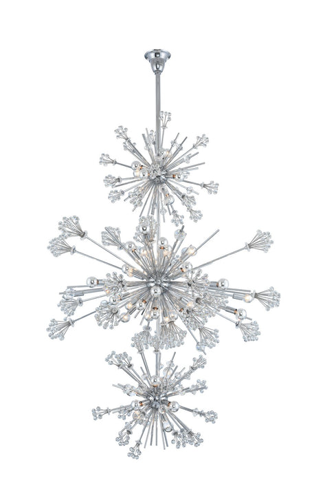 Allegri 11639-010-FR001 50 Light Pendant, Chrome