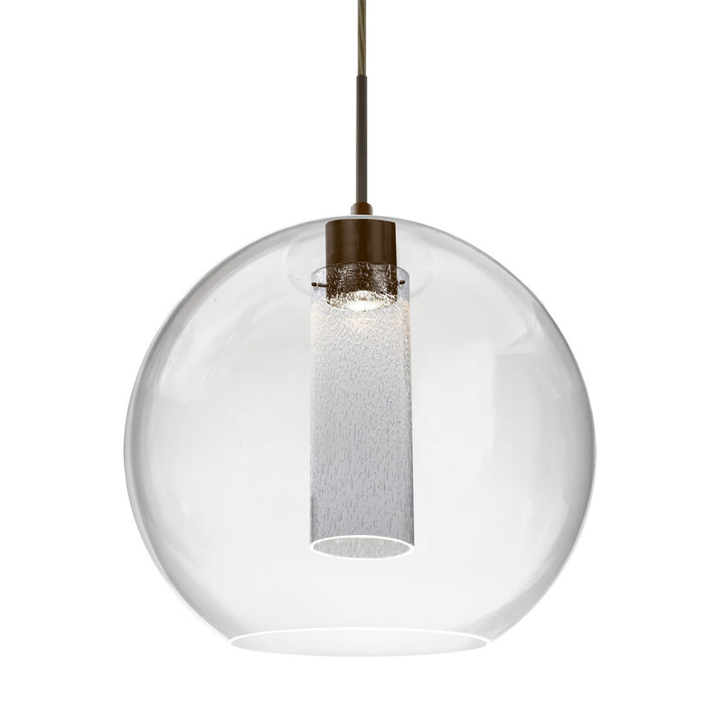Besa 1JC-ELICL-LED-BR LED Pendant, Bronze