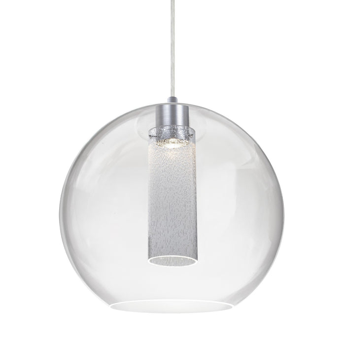 Besa 1JC-ELICL-LED-SN LED Pendant, Black