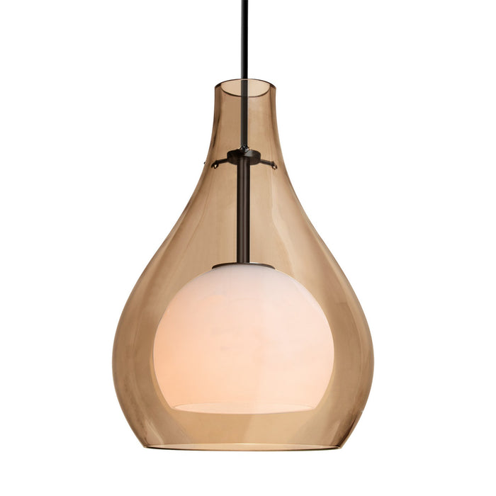 Besa 1JC-ELLE11CG-LED-BK LED Pendant, Black
