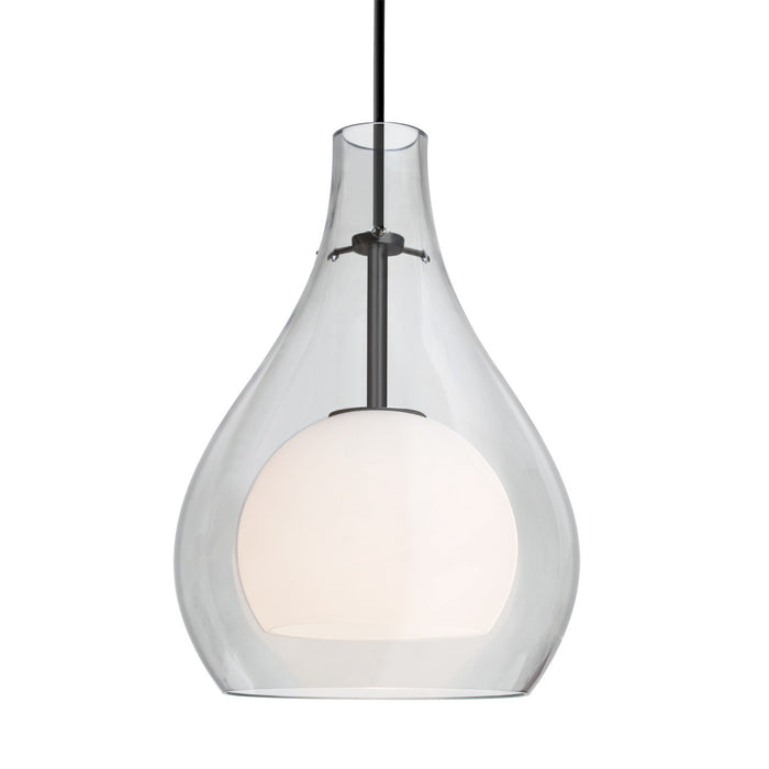 Besa 1JC-ELLE11CL-LED-BK LED Pendant, Black