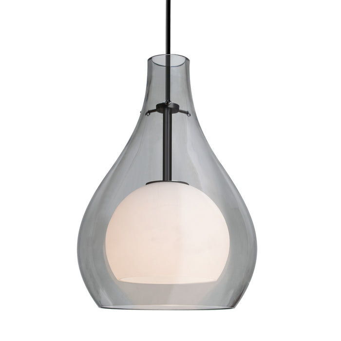 Besa 1JC-ELLE11GY-LED-BK LED Pendant, Black
