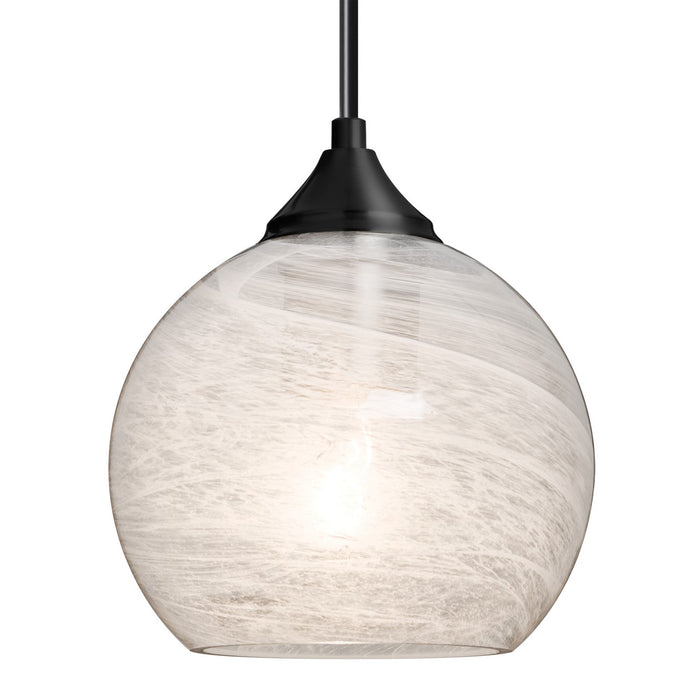 Besa 1JC-JILLYCL-BK One Light Pendant, Black