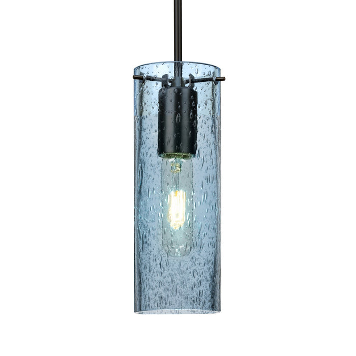 Besa 1JC-JUNI10BL-BK One Light Pendant, Black