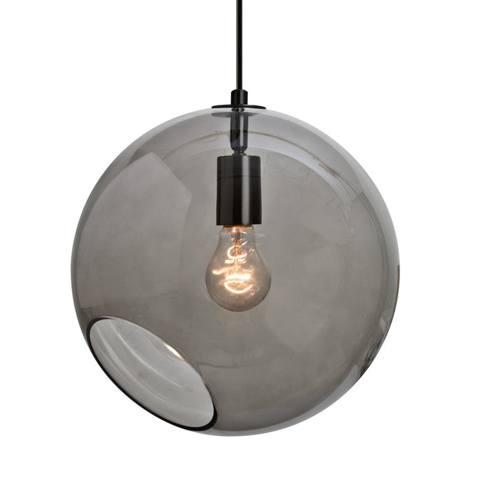 Besa 1JC-MAESTRO12SM-BK One Light Pendant, Black