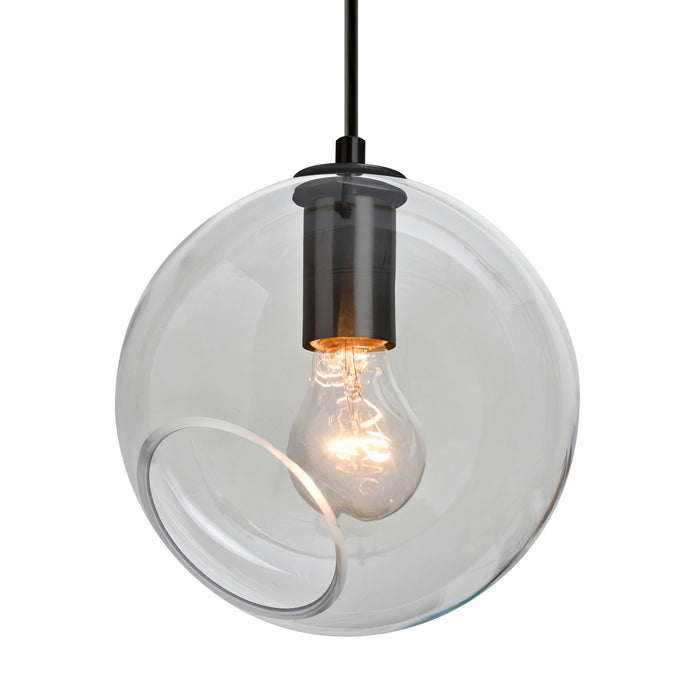 Besa 1JC-MAESTRO8CL-BK One Light Pendant, Black