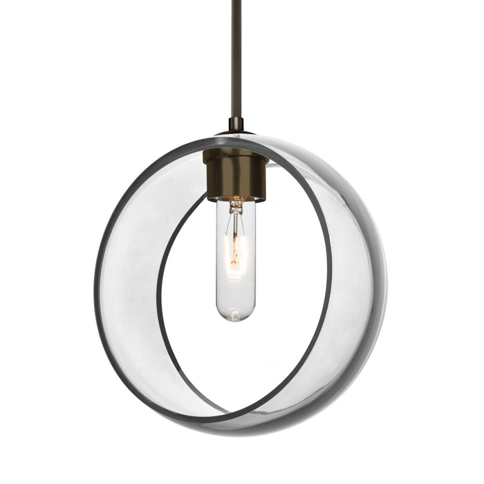 Besa 1JC-MANACL-BR-NI One Light Pendant, Bronze