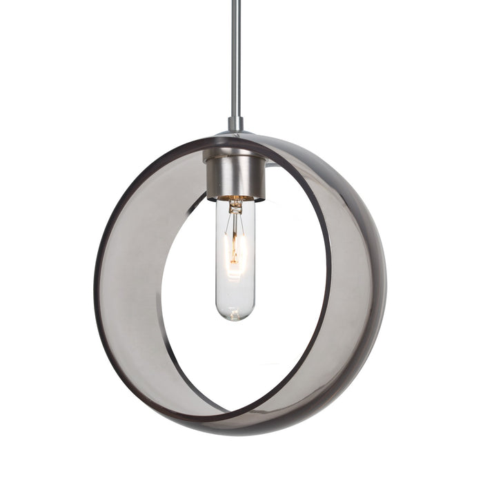 Besa 1JC-MANASM-SN-NI One Light Pendant, Satin Nickel