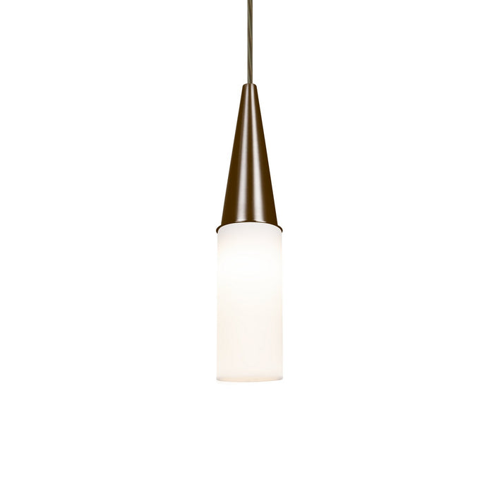 Besa 1JC-METRO12-LED-BR One Light Pendant, Bronze
