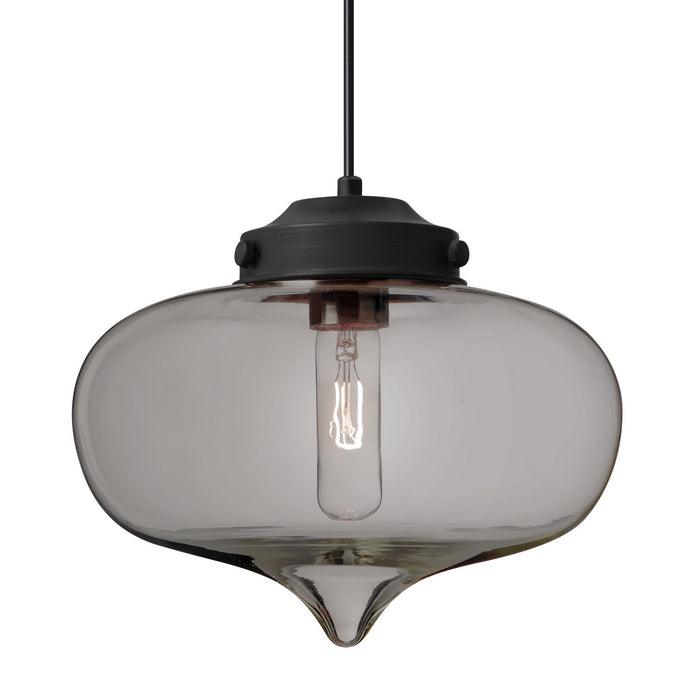 Besa 1JC-MIRASM-BK One Light Pendant, Black