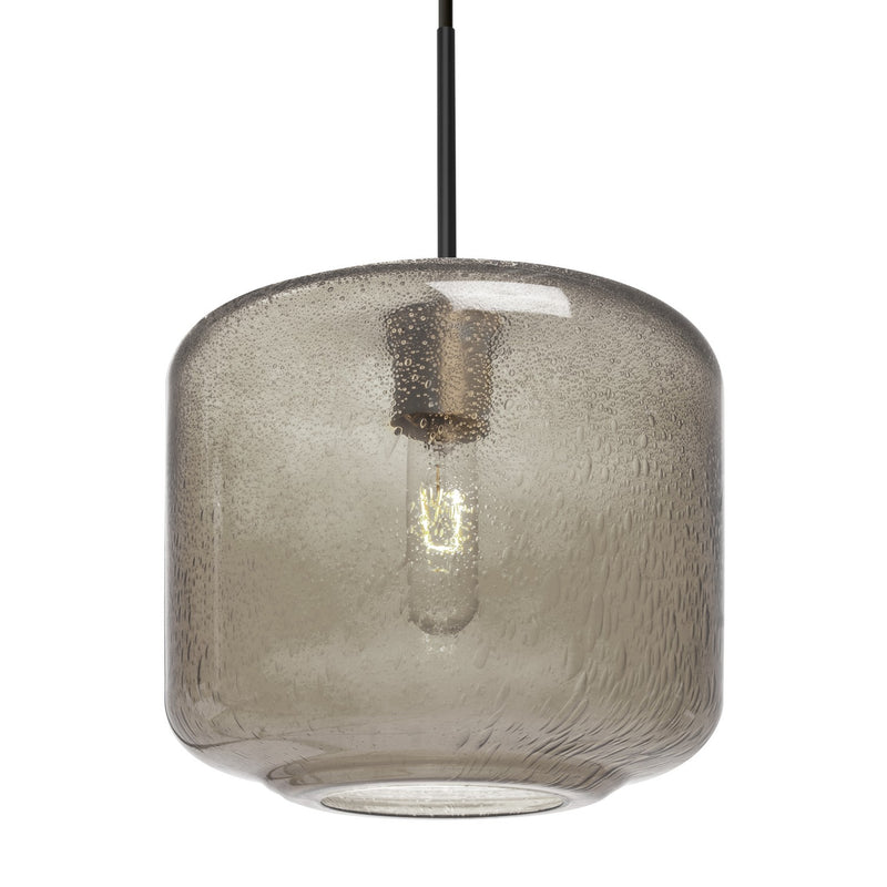 Besa 1JC-NILES10SM-BK One Light Pendant, Black
