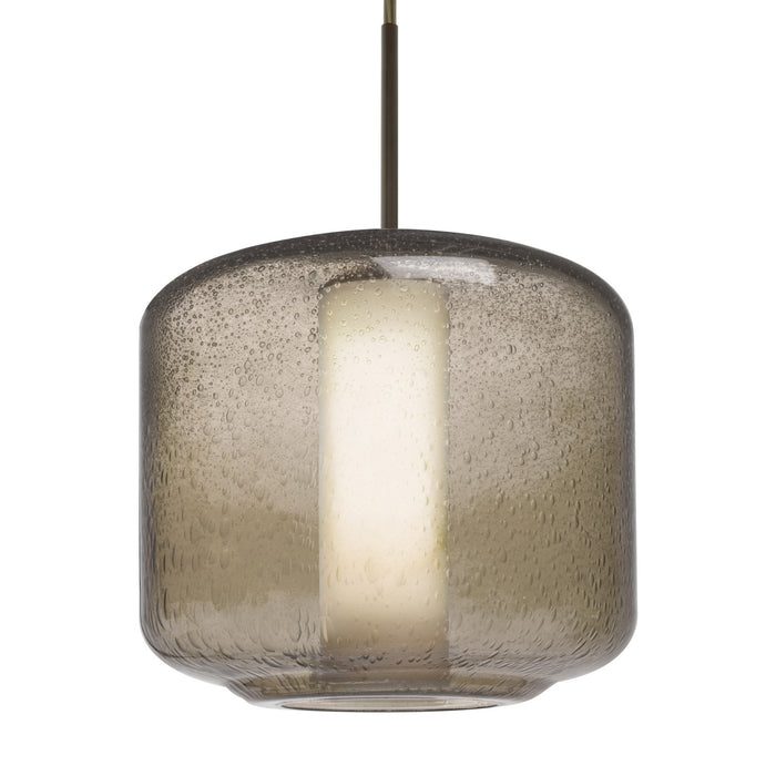 Besa 1JC-NILES10SO-LED-BR LED Pendant, Bronze