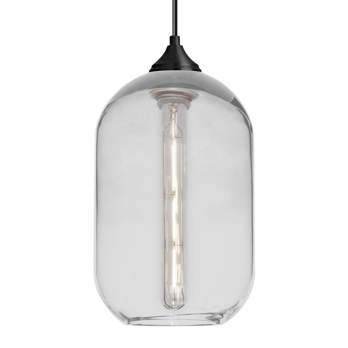 Besa 1JC-OMEGA12CL-EDIL-BK LED Pendant, Black