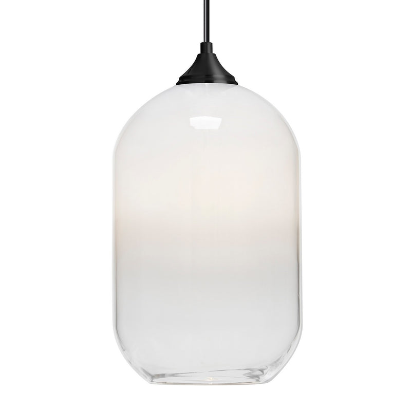 Besa 1JC-OMEGA12WH-BK One Light Pendant, Black